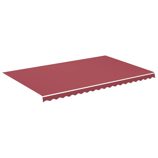 Awning Replacement Fabric Burgundy Red 500x300 cm Polyester