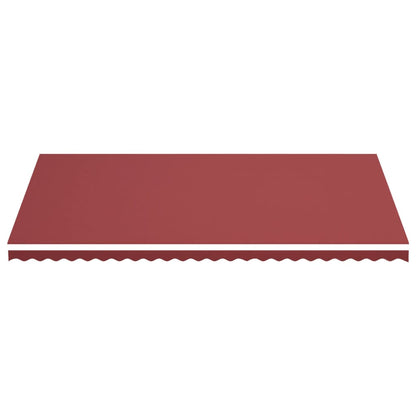 Awning Replacement Fabric Burgundy Red 6x3.5 m Polyester