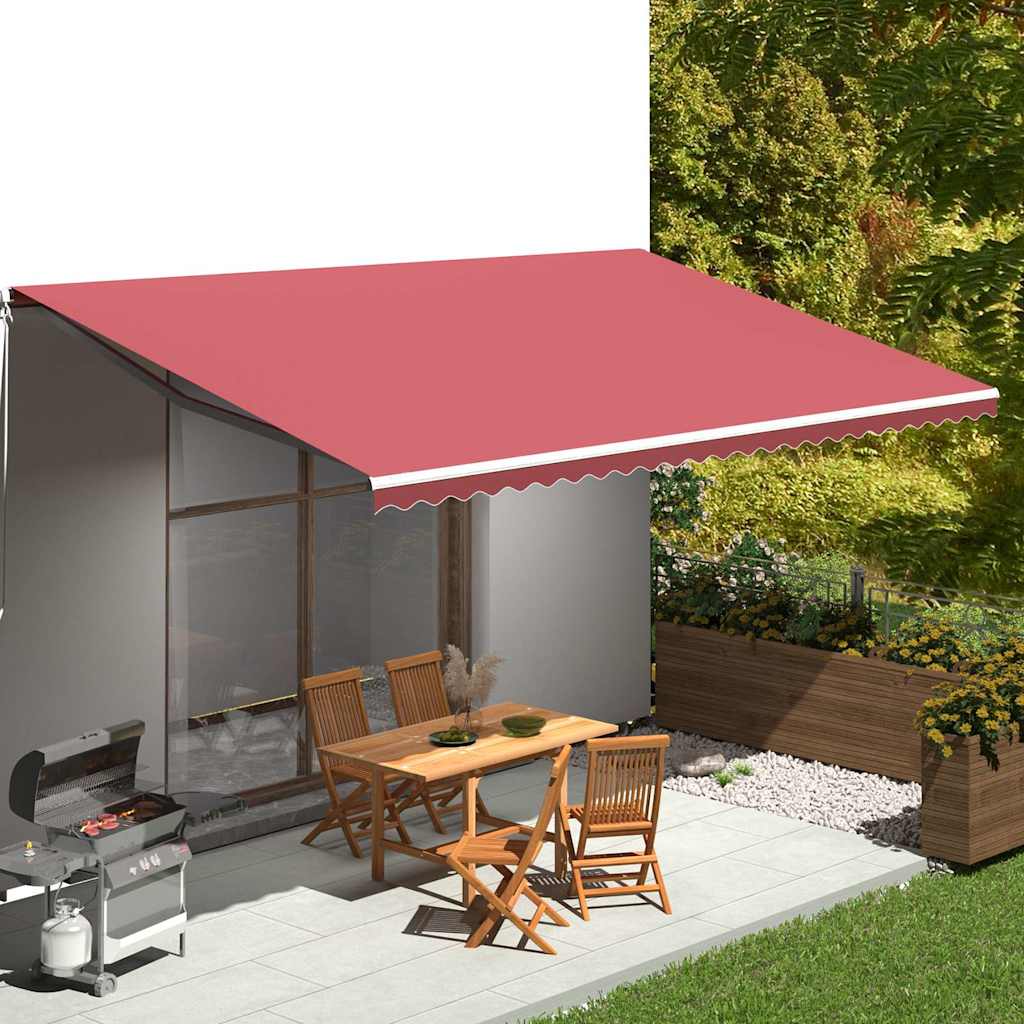 Awning Replacement Fabric Burgundy Red 600x350 cm Polyester