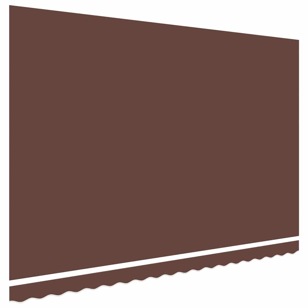Awning Replacement Fabric Brown 400x300 cm Polyester