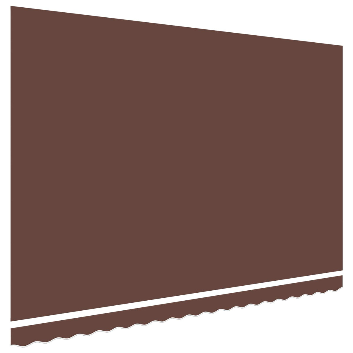Awning Replacement Fabric Brown 450x350 cm Polyester