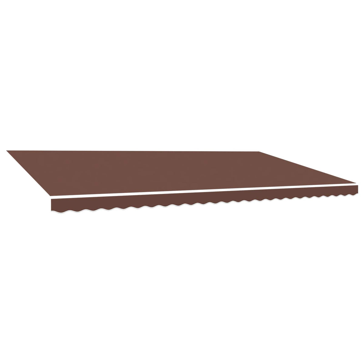 Awning Replacement Fabric Brown 600x350 cm Polyester