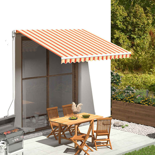 Awning Replacement Fabric Yellow and Orange 350x250 cm Polyester