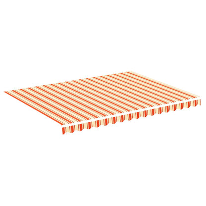 Awning Replacement Fabric Yellow and Orange 400x300cm Polyester