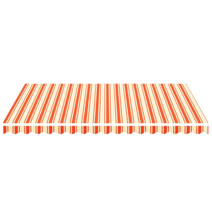 Awning Replacement Fabric Yellow and Orange 400x300cm Polyester