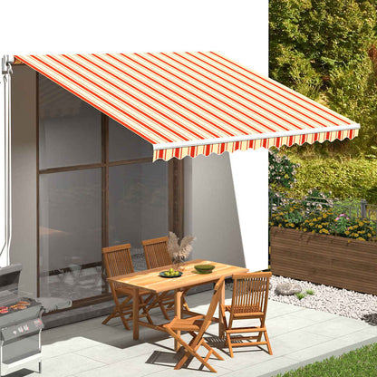Awning Replacement Fabric Yellow and Orange 400x300cm Polyester