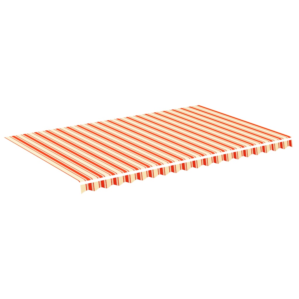Awning Replacement Fabric Yellow and Orange 500x300cm Polyester