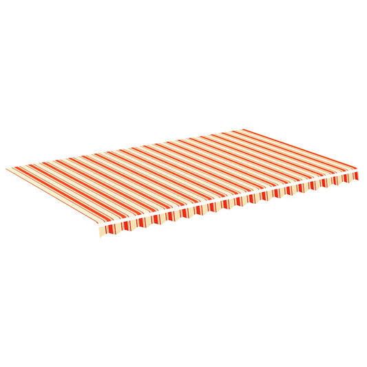 Awning Replacement Fabric Yellow and Orange 500x300 cm Polyester