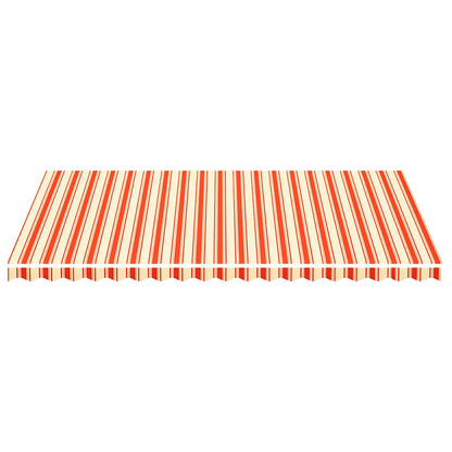 Awning Replacement Fabric Yellow and Orange 500x300cm Polyester