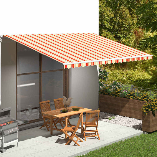 Awning Replacement Fabric Yellow and Orange 500x350 cm Polyester