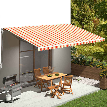 Awning Replacement Fabric Yellow and Orange 600x300 cm Polyester
