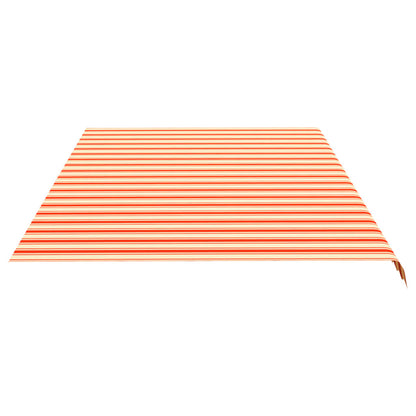 Replacement Fabric for Awning Yellow and Orange 6x3.5 m
