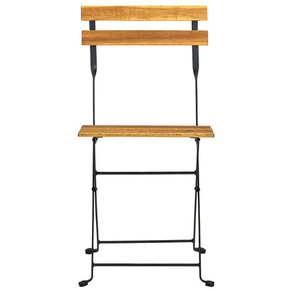 Garden Chair | Set of 2 | Brown and Black