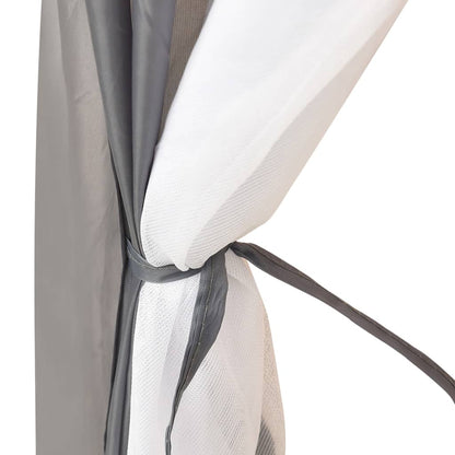 Pool Tent Fabric 590x520x250 cm Grey