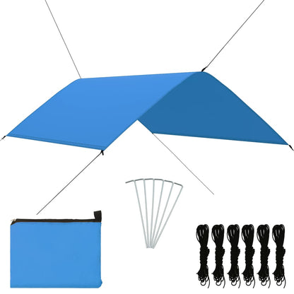 Outdoor Tarp 3x2 m Blue