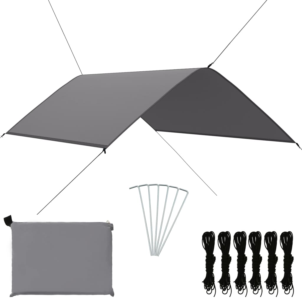 Outdoor Tarp 3x2 m Grey