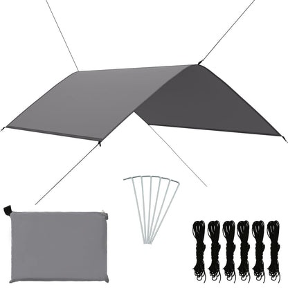 Outdoor Tarp 3x2 m Grey