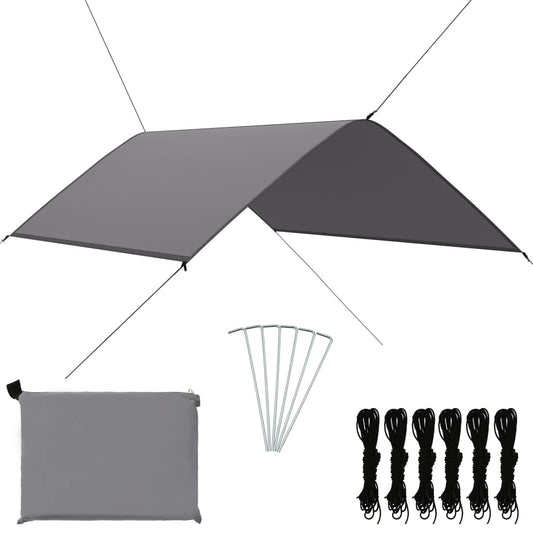 Outdoor Tarp 3x2 m Grey