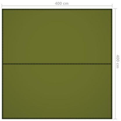 Outdoor Tarp 4x4 m Green
