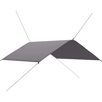 Outdoor Tarp 4x4 m Grey