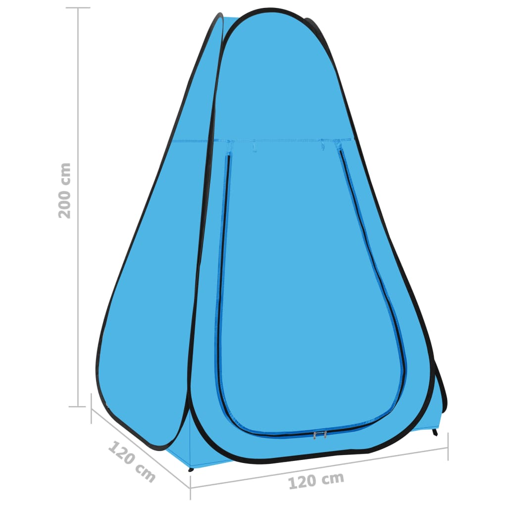 Pop Up Shower Tent Blue