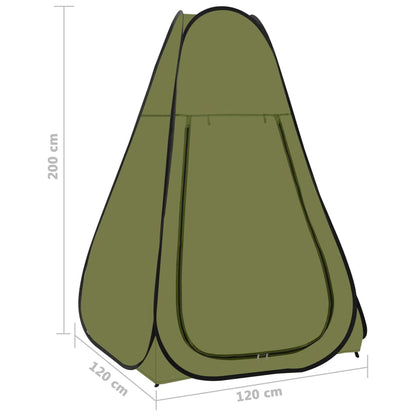 Pop Up Shower Tent Green
