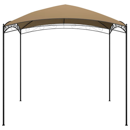 Gazebo 3x3x2.65 m Taupe 180 g/m²