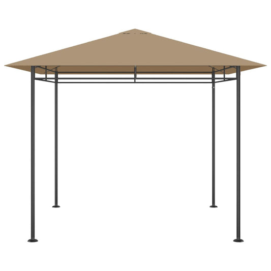 Gazebo 3x3x2.7 m Taupe 180 g/m²