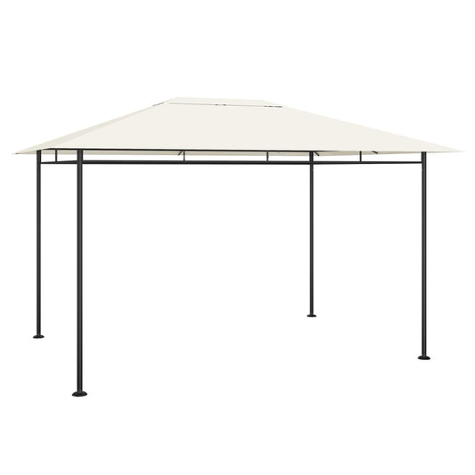 Gazebo 384x281x270 cm Cream 180 g/m²