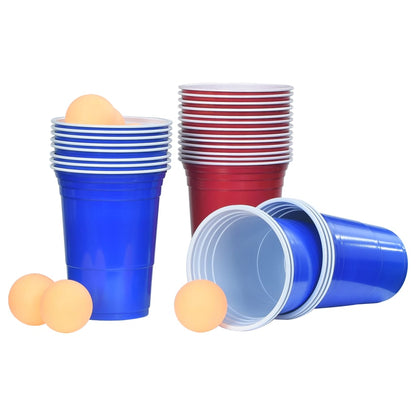 3056793 vidaXL Folding Beer Pong Table with Cups and Balls 240 cm (48188+48189)