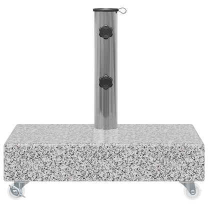 313666 vidaXL Umbrella Base Light Grey 45x25x8,3 cm Granite
