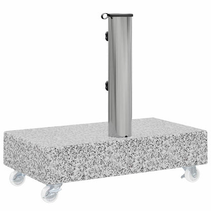 313666 vidaXL Umbrella Base Light Grey 45x25x8,3 cm Granite