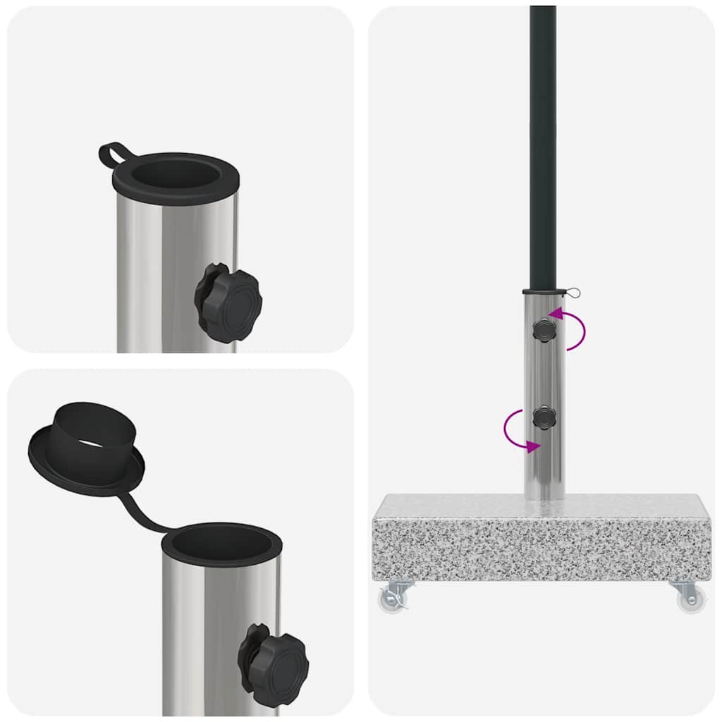 Umbrella Base | Light Grey | Granite base | Standard | Umbrella Base
