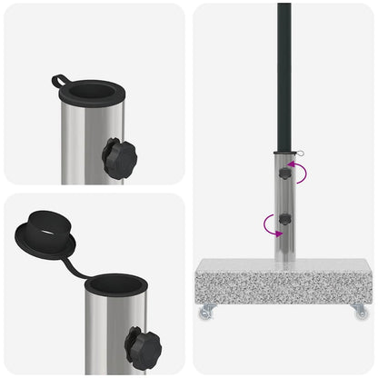 Umbrella Base | Light Grey | Granite base | Standard | Umbrella Base