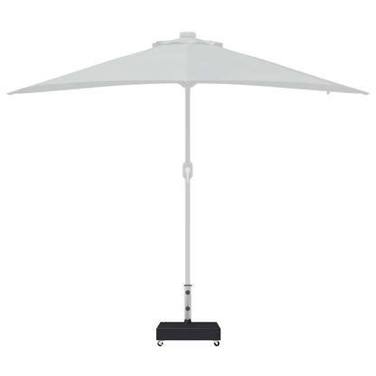 Umbrella Base | Black | Granite, Stainless Steel | Heavy Weight Endurance