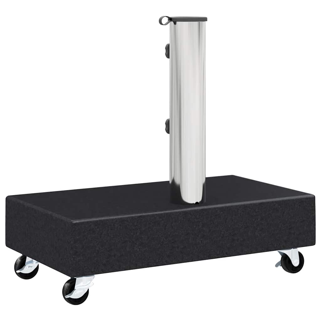 Umbrella Base Black 45x25x8 cm Granite