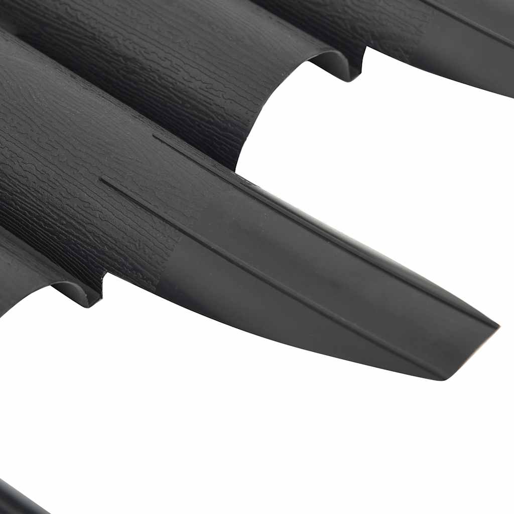 Lawn Edgings 36 pcs Anthracite 10 m PP