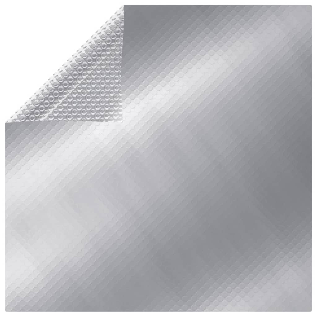 Pool Cover | Silver | Polyethylene | Large | Rectangular | Minimalist