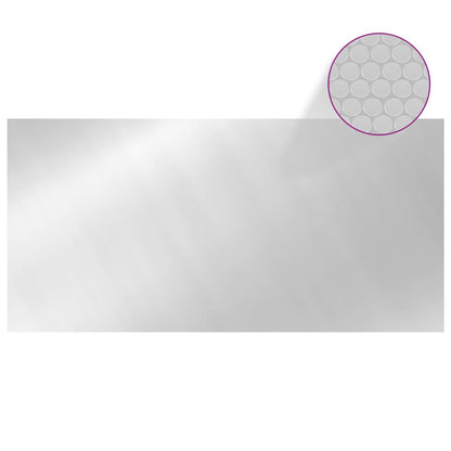 Pool Cover | Silver | Polyethylene | Large | Rectangular | Minimalist