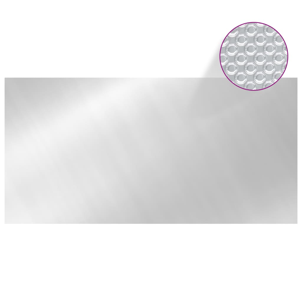 Pool Cover | Silver | Polyethylene | 549x274 cm