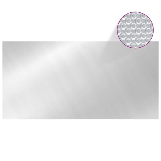 Pool Cover | Silver | Polyethylene | 549x274 cm
