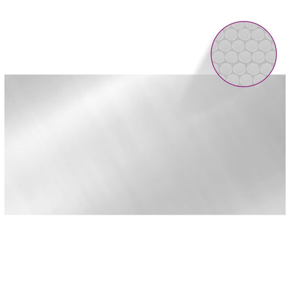 Pool Cover | Silver | Polyethylene | 549x274 cm
