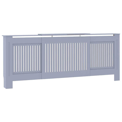 MDF Radiator Cover Grey 205 cm