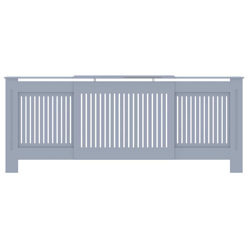 MDF Radiator Cover Grey 205 cm