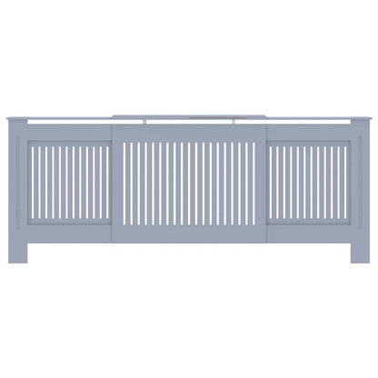 MDF Radiator Cover Grey 205 cm