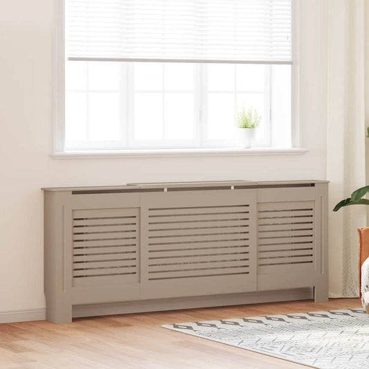 325554 vidaXL MDF Radiator Cover 205 cm