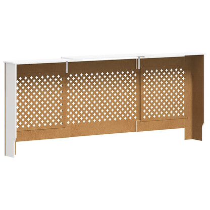 MDF Radiator Cover White 205 cm