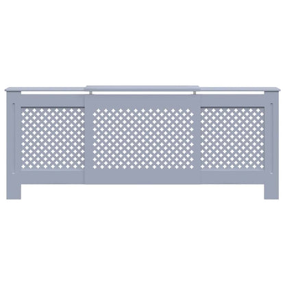 MDF Radiator Cover Grey 205 cm