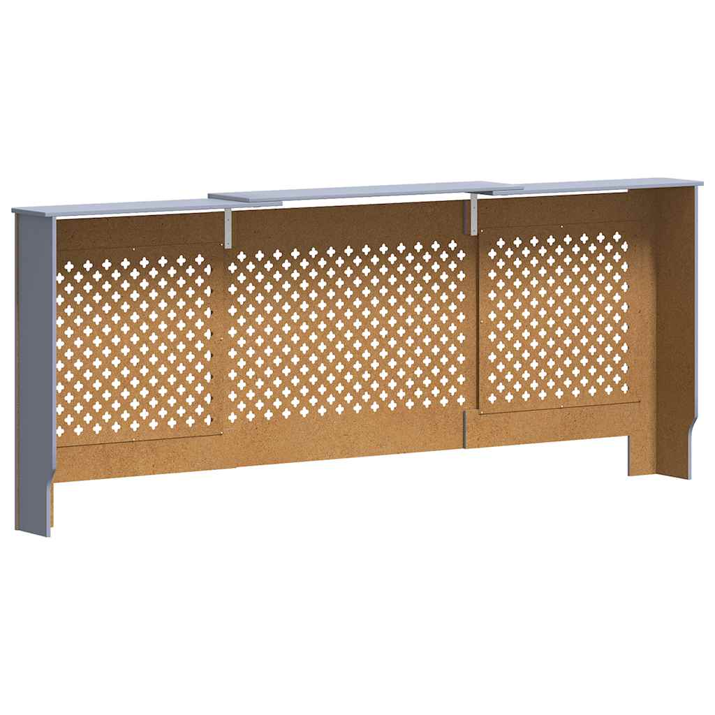 MDF Radiator Cover Grey 205 cm