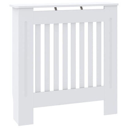 Engineered Wood Radiator Cover White 78 cm